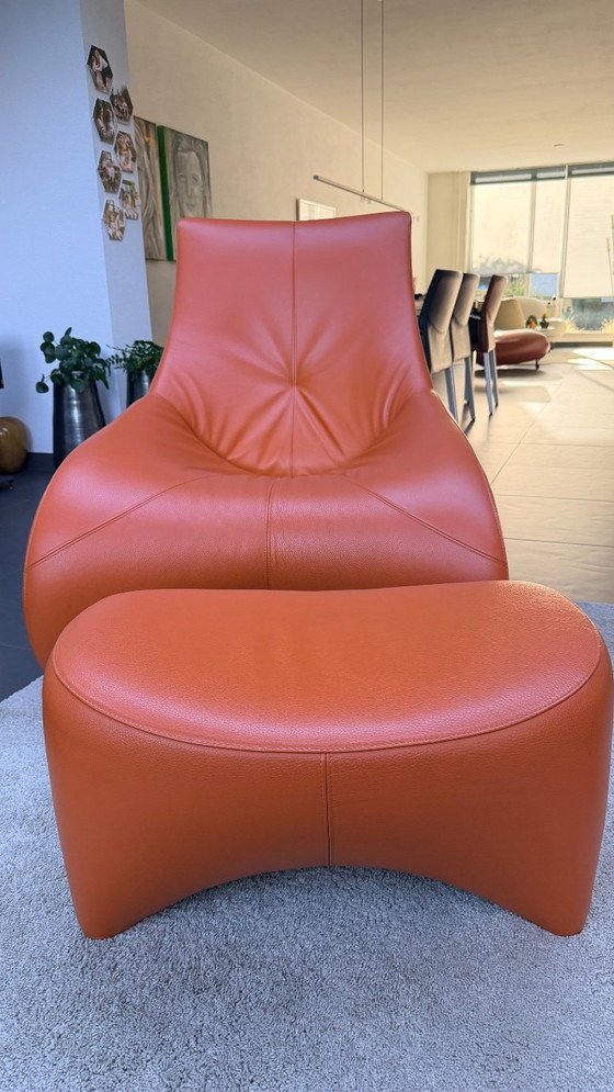 Leolux Darius 2x + 2x pouf – Fauteuils, Cuir (photo 4 of 5)