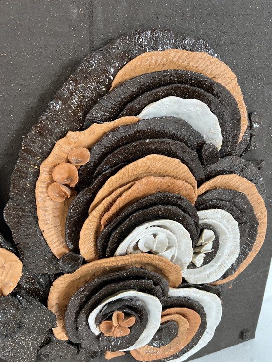 Image 1 of Danish Wall Panel Ceramic Chicken '60