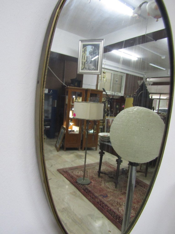 Image 1 of Espejo de latón estilo Gio Ponti