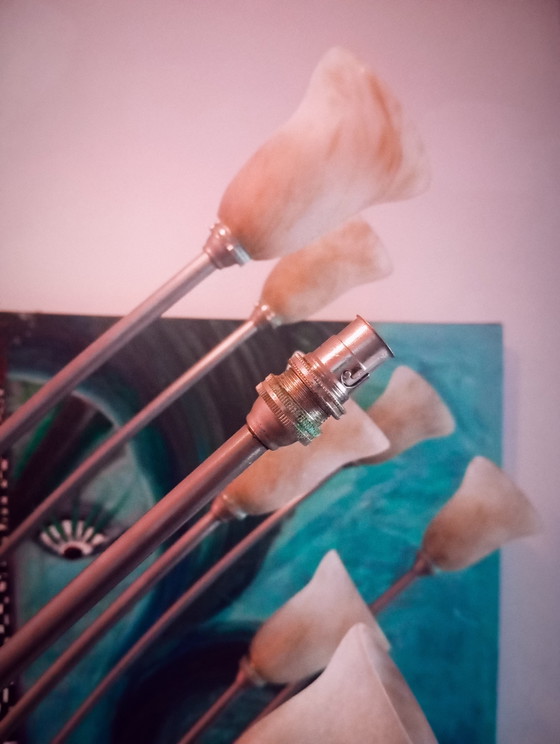 Vloerlamp in need voor 'helende' aandacht door de juiste reparatie – Vloerlampen, Other, Glass (photo 7 of 7)
