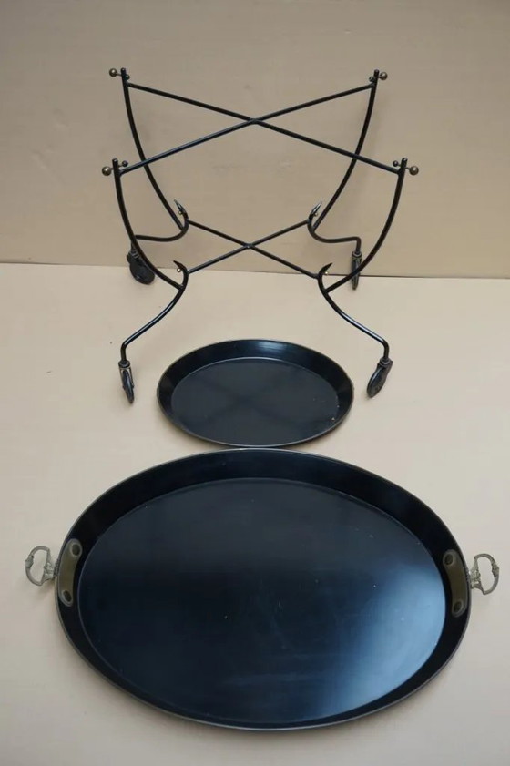 Carrello vintage con due vassoi rimovibili – Carrelli bar, Metal (photo 5 of 5)