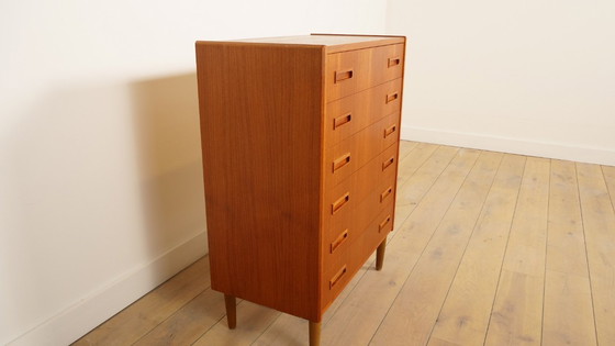 Image 1 of Commode danoise vintage | Teck | 6 tiroirs | 101 cm