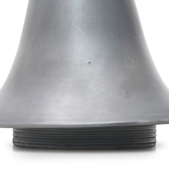 Image 1 of Vaso "Vulcani" in ceramica nera di Franco Bresciani per Gabbianelli, anni '70