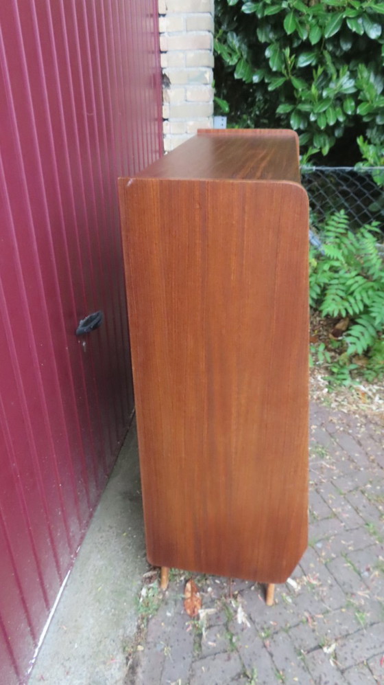 Image 1 of Vintage Secretaire  /  klep kast jaren 50 / 60 