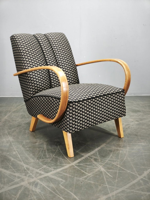 Poltrona Art Déco di Jindrich Halabala, Cecoslovacchia, anni '40
