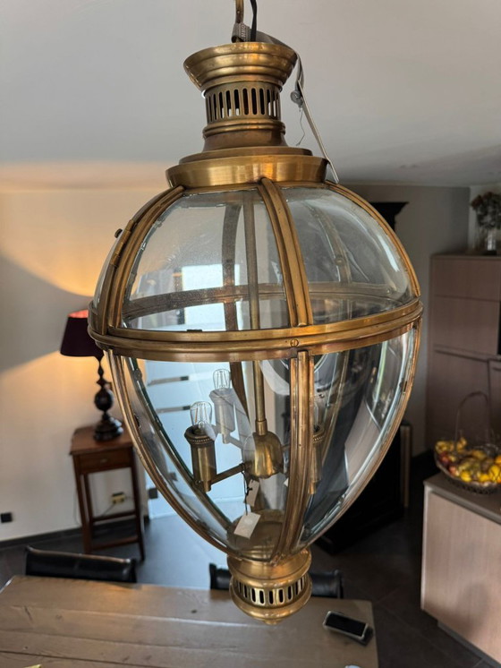 Image 1 of NEUE Eichholtz Kupfer-Laternen-Hängelampe/Kronleuchter