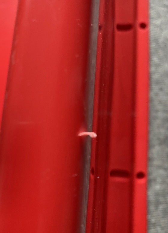 Image 1 of Ikea Kämpe shelf in red vintage