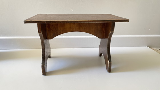 Image 1 of Vintage houten krukje
