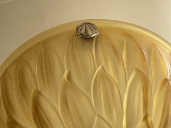 Image 1 of Hanglamp Schaallamp Lamp Art Deco 1930 Model Artisjok Frans