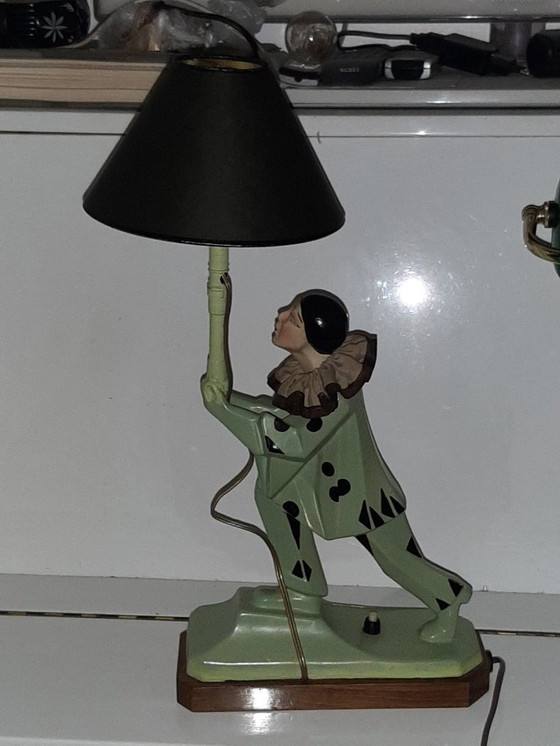 Image 1 of Harlekijn art deco kubistische lamp 1920