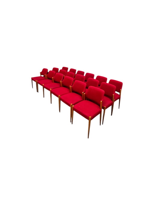 Set of 18 vintage chairs