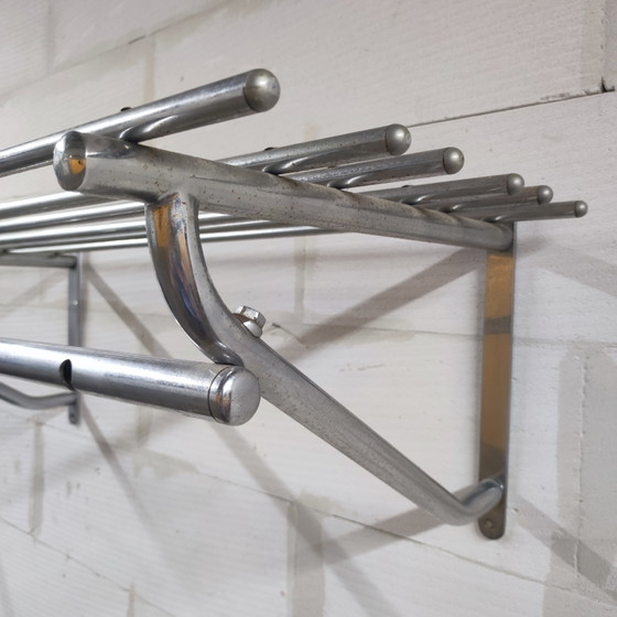 Image 1 of Porte-manteau style Bauhaus Gispen des années 1930, 156 cm