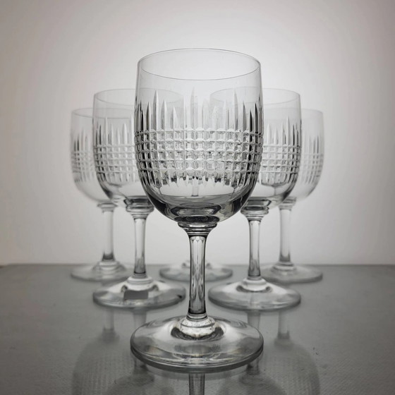 Servizio di 30 bicchieri in cristallo Baccarat, modello Nancy – Bicchieri e caraffe, Crystal, Glass (photo 11 of 19)