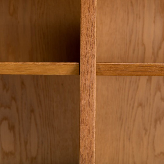 Image 1 of Librería alta de roble de diseño danés de Hundevad & Co, años 60