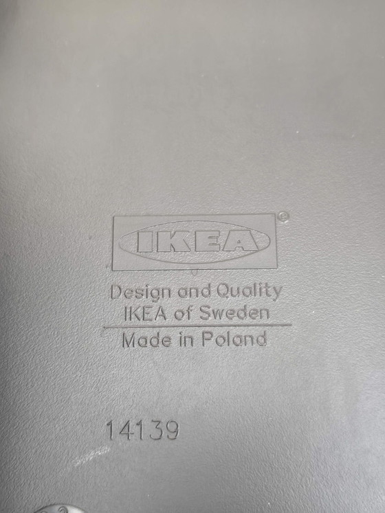 Desserte roulante Didrik par K&M Hagberg pour Ikea 2002, Meubles de rangement pour bureau, Plastique, Noir (photo 12 sur 12)
