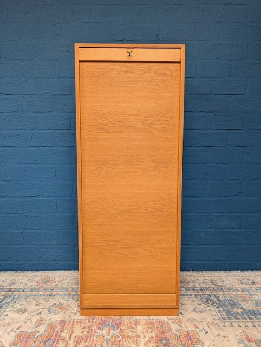 Vintage oak file cabinet, 1960s