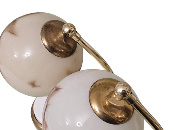 Image 1 of Pair of touch-sensitive bedside lamps / table lamps by Marianne Brandt, Bauhaus