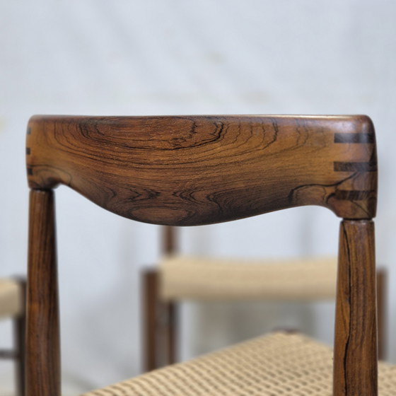 Image 1 of H.W. Klein, Bramin sillas danesas de cuerda de papel de los años 60