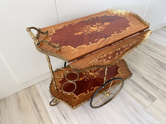Image 1 of Italian serving trolley – Modello Depositato