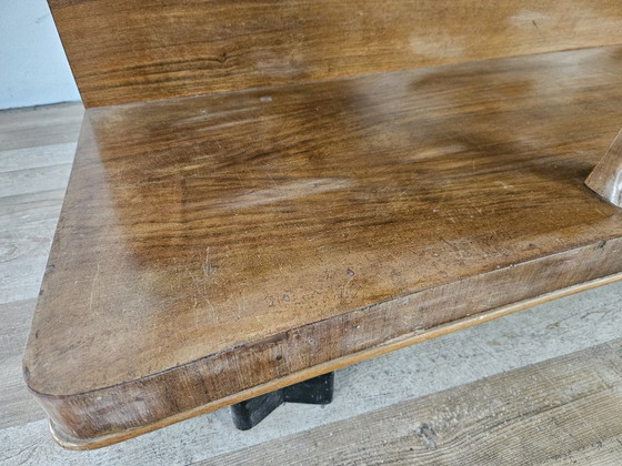 Image 1 of Art-Deco-Schminktisch mit großem Spiegel