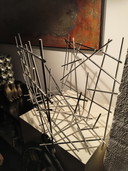 Vintage design stainless steel Alessi Blow up magazine holder Campana