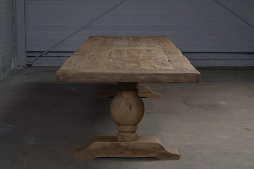 Monastère Soleil Tisch - Eiche antik - 220 cm - Massives Untergestell