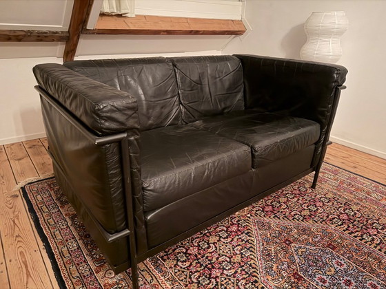 Image 1 of Harvink Leather Two-Seater Sofa