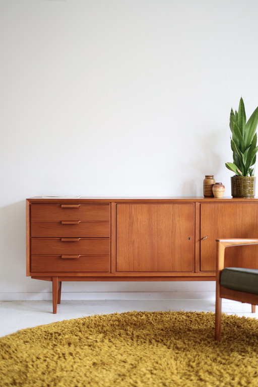 Midcentury teak dressoir jaren 50/60