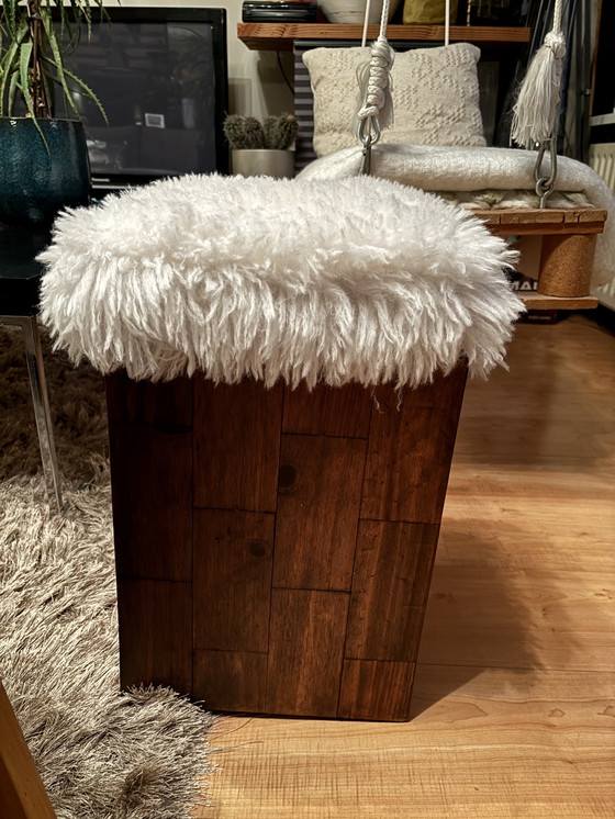 Image 1 of Wooden Block/Side Table