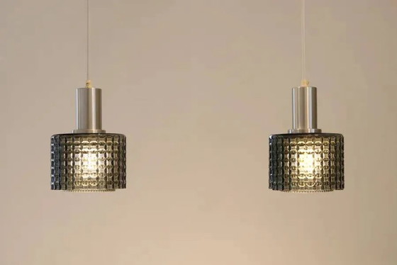 Set aus zwei Carl Fagerlund Pendelleuchten für Orrefors – Glass, Scandinavian (photo 2 of 4)