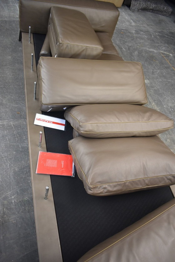 Image 1 of Exclusive Flexform Lifesteel design bench & footstool