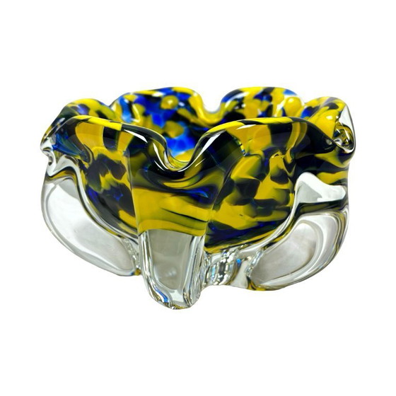 Image 1 of Ashtray bowl Chribska J. Hospodka Murano art glass, Czechoslovakia 1960s
