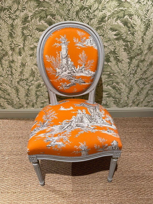 Sedia da pranzo Gilles Nouilhac – Gilles Nouailhac, eetkamerstoelen, Textile, Wood
