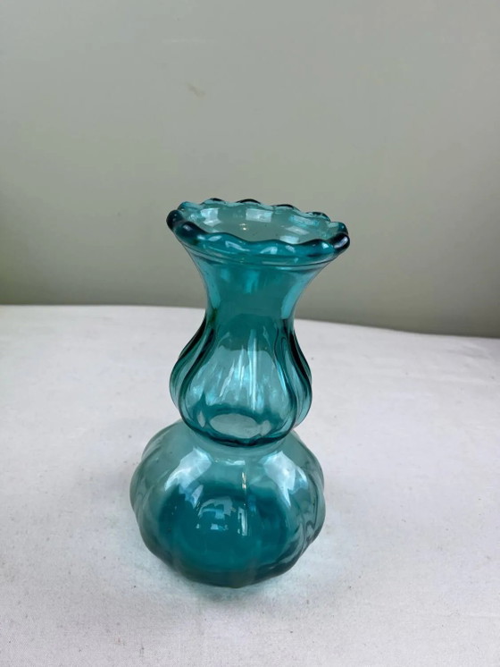 Vaso vintage blu laguna – Vasi, Crystal, Glass (photo 3 of 6)