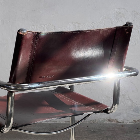 Image 1 of MG5 Leather Chair by Matteo Grassi, 1970