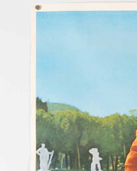 Image 1 of Vespa G.S. – c. 1960 – Original Vintage Advertising Poster – Mid-Century Modern – 100.0x70.0 cm