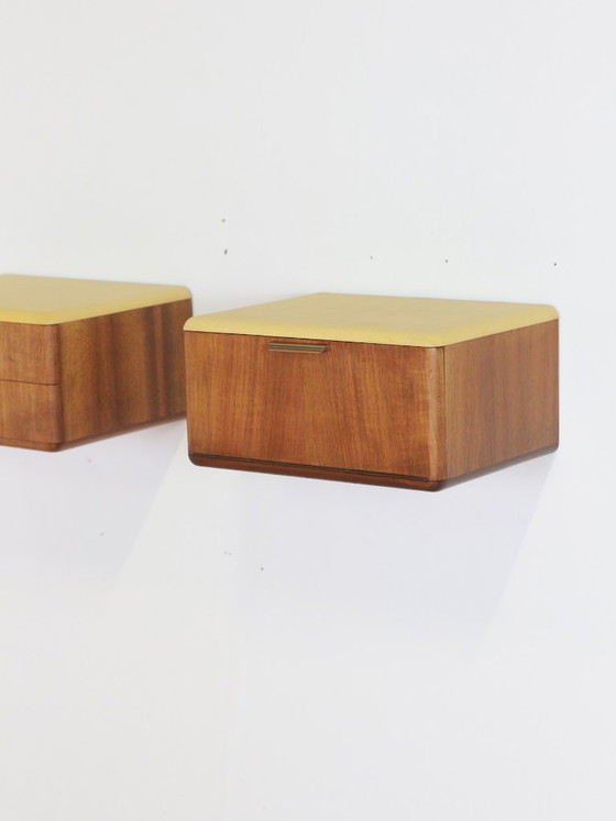 Image 1 of 2× bedside tables – A. Patijn Zijlstra Joure vintage