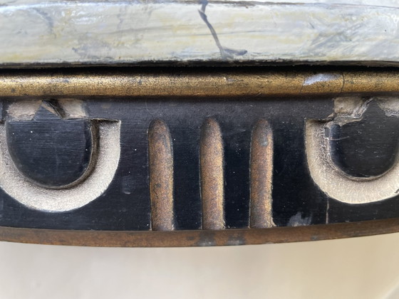 Image 1 of Sidetable Console Table Wall Table Half Round French 19th century