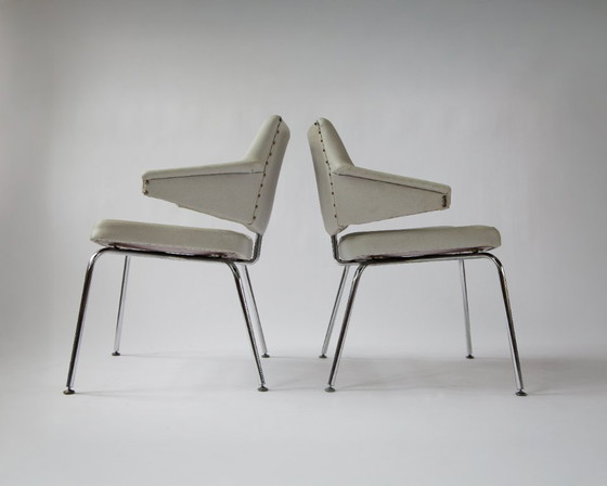 Twee Deense congresvoorzitters, Jacob Jensen voor Duba, jaren 70 – Fauteuils, Skai (photo 6 of 6)