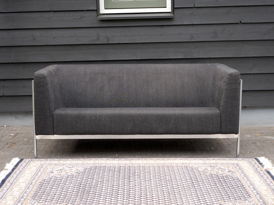 Image 1 of Harvink Mr Blues Design canapé | 2,5 places | velours côtelé noir
