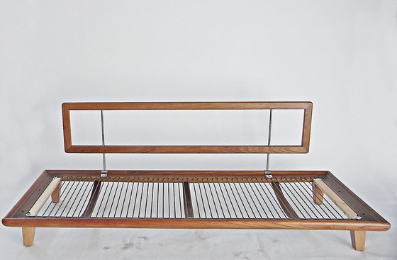 Image 1 of Dagbed, bank 'Minerva' van Peter Hvidt en Orla Molgaard-Nielsen voor France&Son/DK, teakhout, jaren 60