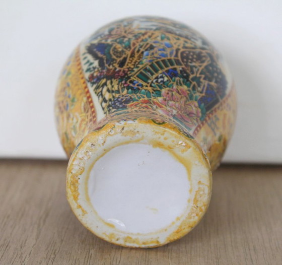 Image 1 of Vaso per zenzero/vaso da tempio in stile Satsuma giapponese, anni '60