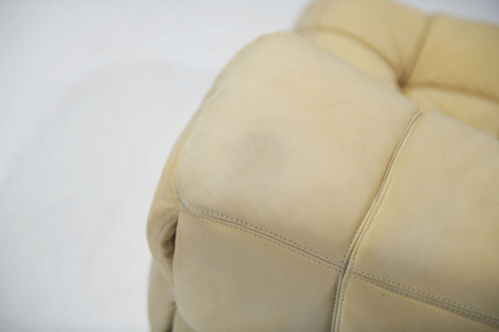 Image 1 of Kashima lounge chair in original leather by Michel Ducaroy - Ligne Roset 1980