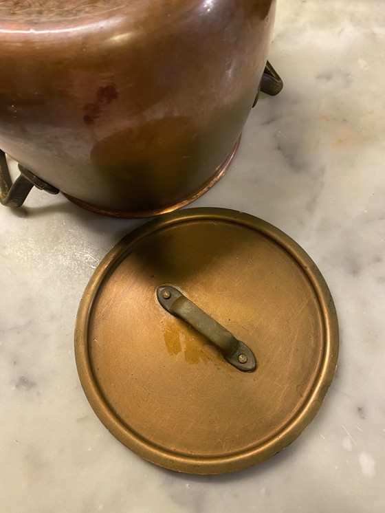 Image 1 of French jam bowl. Marmite pan