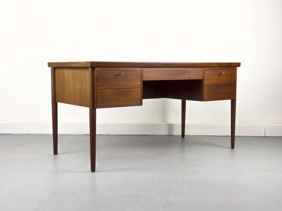 Deens Teak Bureau met Laden, jaren 60 – Scandinavian (photo 28 of 28)