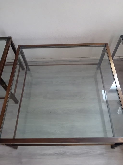 Set di tavolino da caffè e tavolino laterale