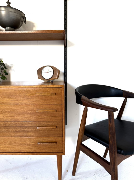Image 1 of Parete attrezzata modulare vintage, Kai Kristiansen anni '60
