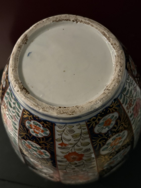 Antique Japanese Kutani Vase, 26cm High – Asian vases from holland, Porcelain (photo 6 of 6)