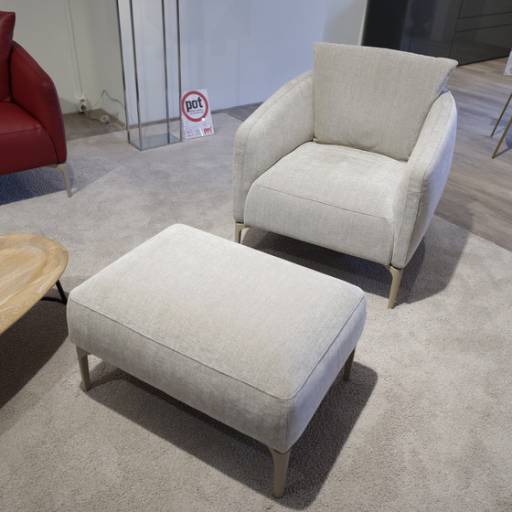 Image 1 of Jori JR-1470 Sophia City fauteuil met poef