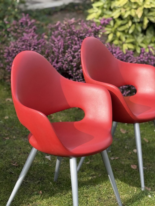 Set of 4 vintage design chairs, designed by Fabio Di Bartolomei for IMS Italia in the 1970s.